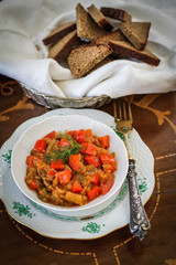 cream pepper canapé