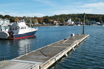Maine coast dock