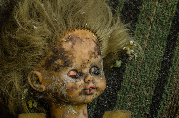 puppe in einer fabrik detail