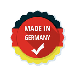 Made in Germany label illustration