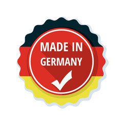 Made in Germany label illustration