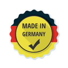 Made in Germany label illustration