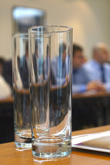 Glasses close up