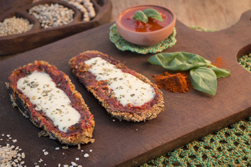 Milanesa de berenjena