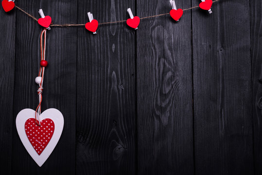 Background Valentine's Day, free space for your text.