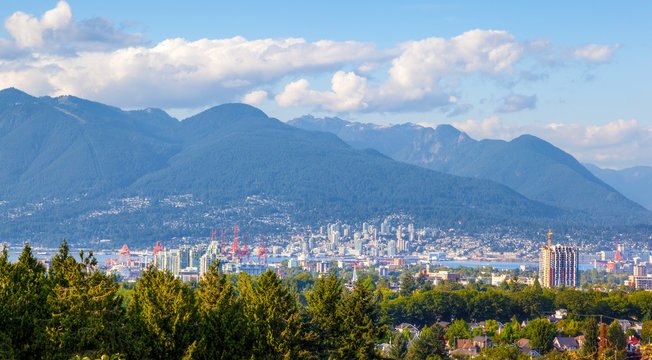 Vancouver City And North Shore Mountains