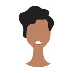 Abstract woman avatar