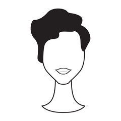 Abstract woman avatar