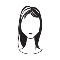 Abstract woman avatar