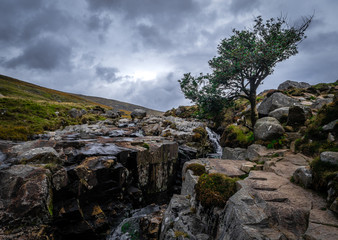 hiking in Glendalough