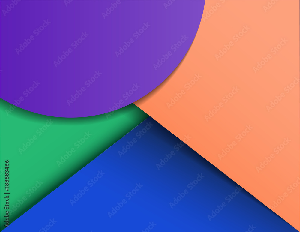 Aufkleber abstract background with geometric shapes in retro and memphis style.