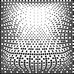 Abstract Square Halftone