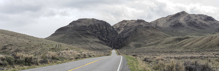 Road through the Mountain - Idaho