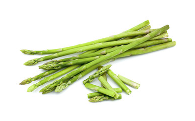 Asparagus isolated on white background