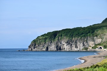 島牧の海岸