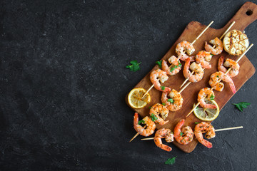 Shrimp skewers