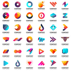 Modern Minimal Vector Logo for banner