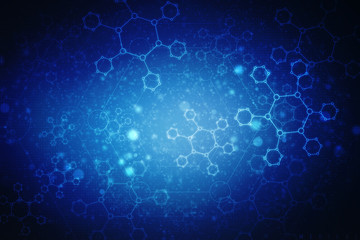 2D illustration medical structure background