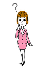 ビジネスウーマン｜疑問、質問