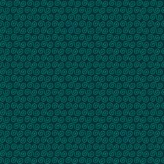 Fototapeta na wymiar vector swirls. seamless patternt. blue background.