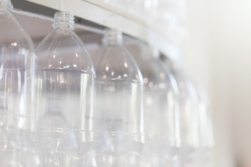 Empty water bottle for Recycling Plastic Environment Savings Reduce Junk