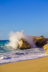 Kathisma beach in Lefkas Greece