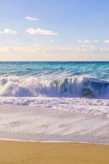 Kathisma beach in Lefkas Greece