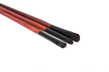 Brush for make up isolated on the white