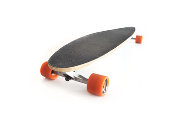 Longboard isolated on white