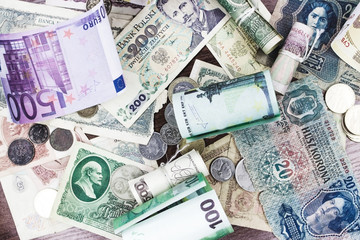 The ancient money of different countries