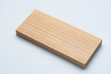 天然木の板 / 工作のイメージ 白バック