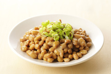 納豆　Japanese fermented soybeans