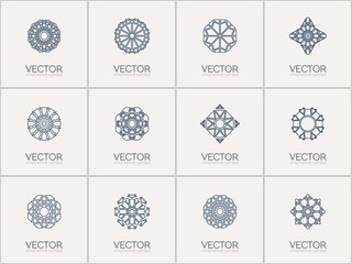 Vector geometric symbols