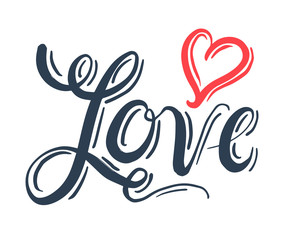 Doodle for love concept.