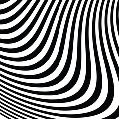 Fototapeta premium Abstract Black and White Modern Striped Background