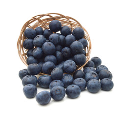 blue berry in basket