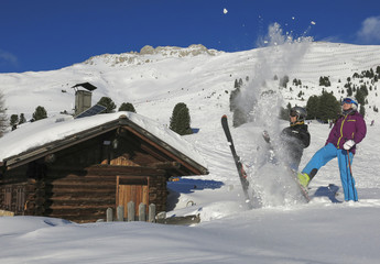 Winterspa&szlig; in Obereggen in S&uuml;dtirol