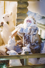 Babbo Natale e la Famiglia di Coniglietti