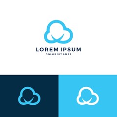 cloud logo vector download