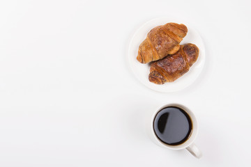 コーヒー・クロワッサン