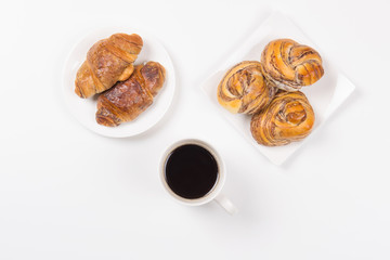 コーヒー・クロワッサン・デニッシュ