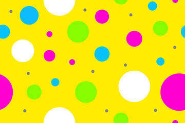 Seamless pattern with circles