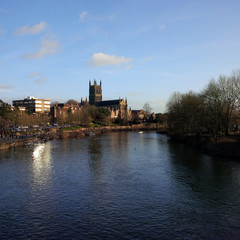 worcester worcestershire city  town