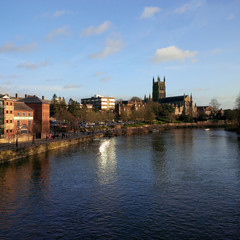 worcester worcestershire city  town