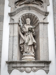 Fototapeta premium Statue S.Paulo São Paulo Porto Igreja do Bom Jesus de Matosinhos