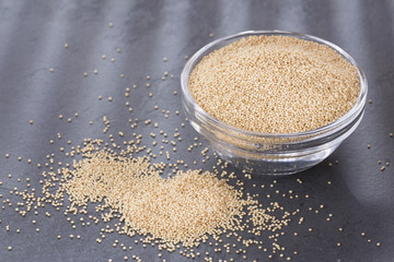 Amaranth seeds in the bowl - Amaranthus