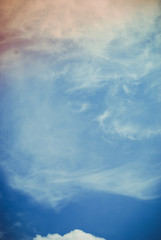 artistic soft cloud and sky with grunge texture