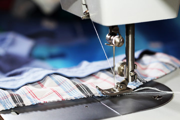 Sewing machine, close-up, object