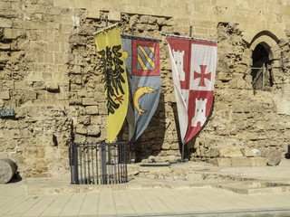 Acre or Akko, Israel - The Citadel – Museum of Underground Prisoners.  the Citadel of Acre is an Ottoman fortification, built on the foundation of the citadel of the Knights Hospitaller.