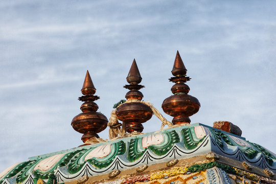Decoration of Sri Pathrakali Amman Temple in Trincomalee